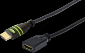 ICOC-HDMI-4-EXT002 High-speed HDMI extension cable with Ethernet, 0.2 m