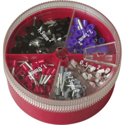 Cimco 187606 Ferrule set Partially insulated Bootlace Ferrules 1 Set