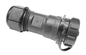 Przemysłowe złącze okrągłe 4-pinowe SP21 Mocowanie kablowe liniowe Gniazdo RS PRO Żeńskie IP68 SP21