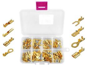 Zestaw konektorów nieizolowanych 80szt