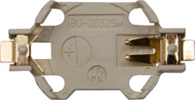 Battery holder for button cell Ø 20 mm, 1 cell, PCB mounting, BU2032SM-G