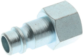 Adapter gwintowany prosty gwint – rura RS PRO 3/8 in Female rodzaj Żeński Gwintowany, rura Mosiądz niklowany 3/8in