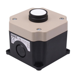 IDEC White 22mm Momentary Push Button Switch Control Station 2NO 1NC IP65