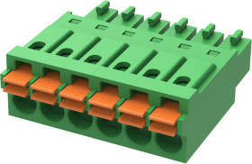 Degson 15EDGKN-3.5-07P-14-00AH-100 Obudowa złącza pin męskiego na kabel, wire-to-board, piny: 7, 12 A, 100 szt.