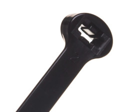 Opaska kablowa 220x7,5 czarna UV 2-LOCK zęby stalowe BMTN2275 /100szt./