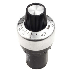 Potencjometr precyzyjny jednoobrotowy czarny LA42DWQ-22 22mm 2W 5k Ohm