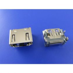 Gniazdo HDMI, 19 pin, kątowe SMD