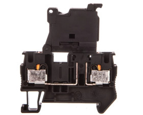 Złączka bezpiecznikowa 6mm2 czarna 6,3A G 5x20mm PT 4-HESI (5X20) 3211861