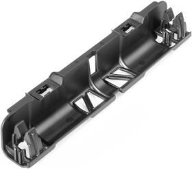 Connector holder, 162.4 mm, black, 151-04425
