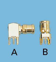 Złącze koncentryczne Przepust Żeński 50Ω typ złącza Złącze SMB Lutowane