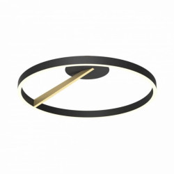 Lampa sufitowa ring MALU czarno złota, LED 37W 2700-6000K - MX3689-1L-3BGT Zuma Line