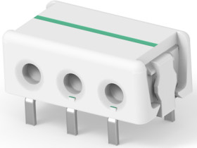 Connector, 3 pole, pitch 0.16 mm, straight, natural, 2-2106751-3