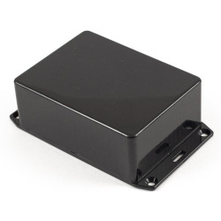 1591SFLBK Hammond Multipurpose Black FRABS Enclosure Flanged Lid 110 x 82 x 44mm