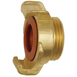 GEKA hose piece, 40 bar, brass, for drinking water, 107813