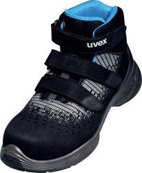 uvex 68325 gel. klett S1 PU W12 Gr:43 6832543 Buty ochronne S1 Rozmiar buta (EU): 43 niebieski, czarny 1 szt.