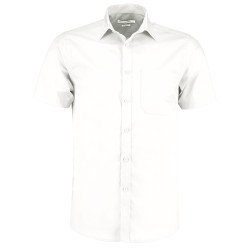 Shirt Poplin Short Sleeve Tailored Fit W