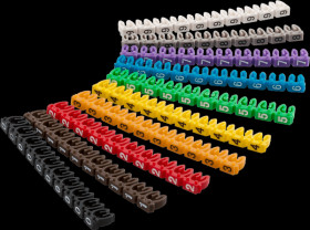 72513 Cable marker clips Digits 0-9 for up to 2.5 mm