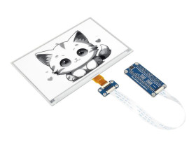Waveshare 7.5inch E-Paper E-Ink Display Module for Raspberry Pi Pico, 800×480, Black / White, SPI