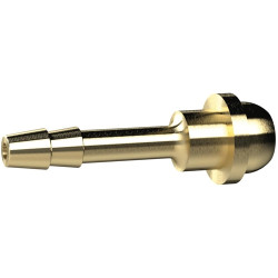 Hose grommet, L 36.5 mm, 25 bar, brass, for hose, 133998