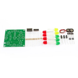 Zwariowany kręciołek LED z efektem wirującego punktu - KIT AVT 729