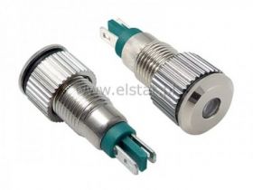 Kontrolka LED 24V; zielona fi otworu 8mm