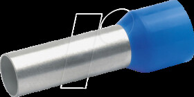 47718 Bootlace ferrule, 16.0 mm², blue