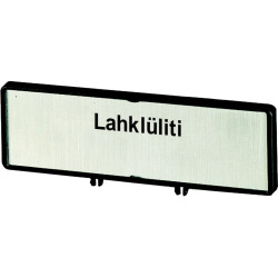 Additional front plate , (ET)