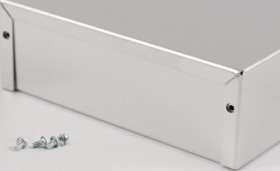 Aluminum enclosure, (L x W x H) 152 x 102 x 51 mm, natural, IP32, 1411PPU