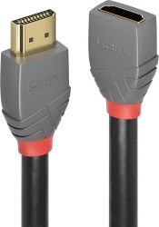Kabel HDMI HDMI 2.0 LINDY Anthra Line 36476, HDMI-A do HDMI-A, 1.00 m