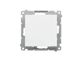 SIMON 55 Wyłącznik zwierny przycisk bez piktogramu szybkozłącza biały mat TP1.01/111 KONTAKT SIMON