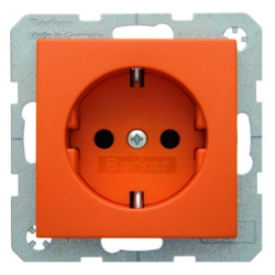 Gniazdo pojedyncze SCHUKO pomarańczowy S.1/B.1/B.3/B.7 Glas 47431914