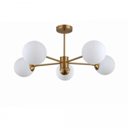 Lampa wisząca Roma 5 złota 5xE14 Light Prestige