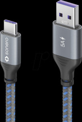 SPC-U110-005 Sync &amp; charge cable, USB-A &gt; USB-C, 100 W, 0.5 m