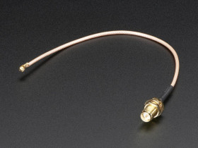 Adafruit RP-SMA to uFL/u.FL/IPX/IPEX RF Adapter Cable