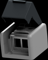 CKVDAP92 Keystone module holder, preLink / fixLink, 2 port, IP44