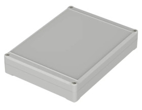 PC enclosure, (L x W x H) 200 x 150 x 37 mm, light gray (RAL 7035), IP65, 62232200