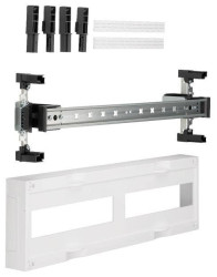Hager UD12B1 Blok konstrukcyjny Hager UD12B1 universN 150x500mm f.REG poziomy 2x12PLE Podzespół tworzywo sztuczne biały