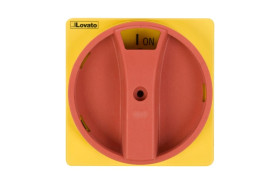 Pokrętło do drzwi żółto-czerwone z blokadą do GA..A, GA..C i GA..D GAX61