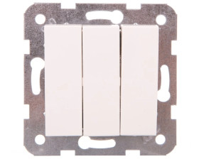 Karre Łącznik 3-Klawiszowy, Kolor Biały / 90964668