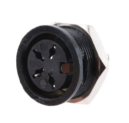 Gniazdo Din 4 -pinowe Żeński Montaż na panelu 100 V AC