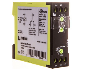 Przekaźnik czasowy 1P 5A 0,3sek-3min 24-240V AC/DC opóźnione wyłączenie V2ZA10 3MIN 24-240V AC/DC 2615224