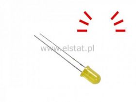 LED 5mm migająca żółta