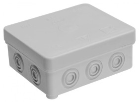Puszka natynkowa, materiał-polietylen, kolor RAL7035, IP54, 380V, 10 wyjść K78/T