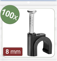 Haczyki z tworzywa sztucznego Quadrios 24CA432 24CA432, 5 do 8 mm, 100 szt.