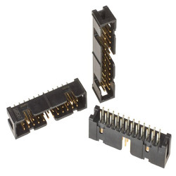 Wtyk PCB 24-pinowe raster: 2.54mm 2-rzędowe 3M Przewlekany