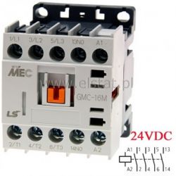 Stycznik cewka: 24Vdc ( 3+ 1xNO ) 16A 7,5kW