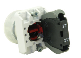 Kompletny układ przycisku SPST średnica wycięcia 22.5mm RS PRO