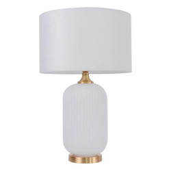 Lampa stołowa Tamiza 65 cm biała 1xE27 Light Prestige