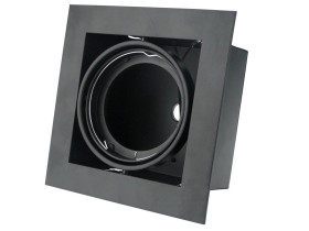 GTV Oprawa sufitowa PIREO I podtynk czarna 8287 OP-PIREO OP-PIREO1-20