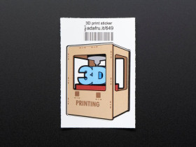 Adafruit 3D printing - Sticker
